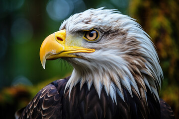 Obraz premium Bald Eagle, Wildlife Photography, Generative AI