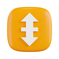 Obraz premium arrow icon on button