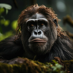 Gorilla, Wildlife Photography, Generative AI