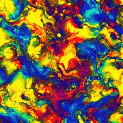 Obraz na płótnie Canvas Fluid Art. Abstract colorful background, wallpaper. Mixing paints. Modern art. Marble texture