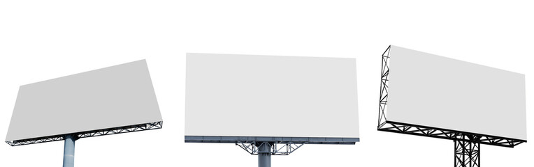 Collection set pole outdoor billboard - obrazy, fototapety, plakaty