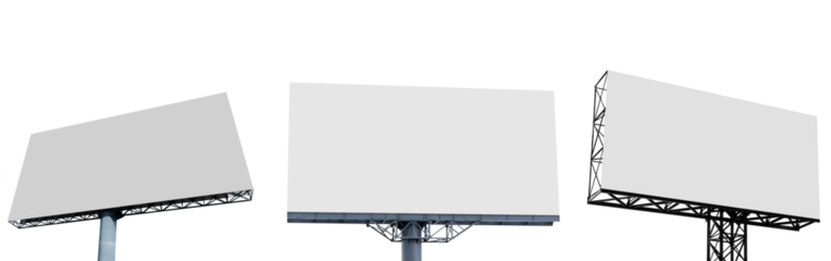 Collection set pole outdoor billboard