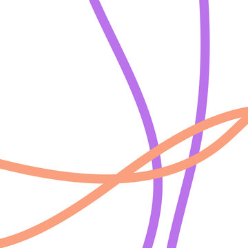 Pastel Purple Orange Lines Grid Background 