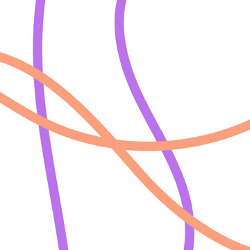 Pastel Purple Orange Lines Grid Background 
