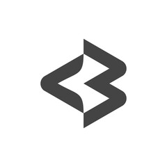 Creative Minimalist B Letter Logo Design