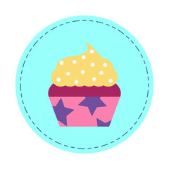 cupcake icon,symbol,sign illustration