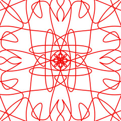 Red  Lines Doodle Background
