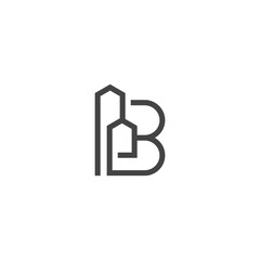 Creative Minimalist B Letter Logo Design