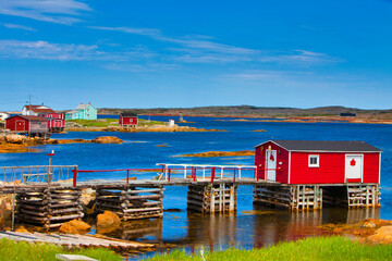 Boat Houses, Avalon Peninsula, Newfoundand, Canada