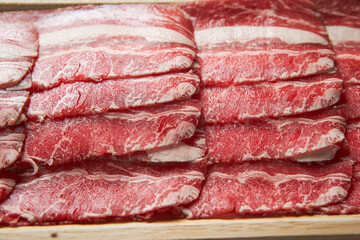 raw meat on a plate	