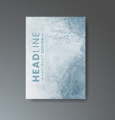 Cover template with watercolor background. Design for your cover, date, postcard, banner, logo.