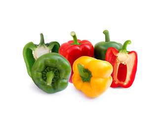 bell pepper isolated on transparent background