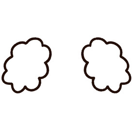 かわいいトイプードルの耳素材