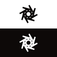 Circle vector logo template design . Circle icon illustration