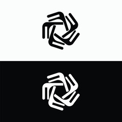 Circle vector logo template design . Circle icon illustration