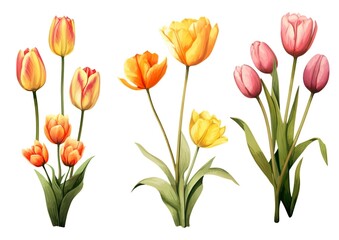 collection of tulip flowers