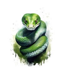 green Slytherin Snake
