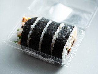 Daimyo maki, futo maki The Japanese traditional sushi roll. © mnimage