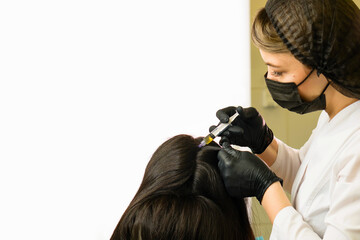 PRP therapy and plasma lift treatment