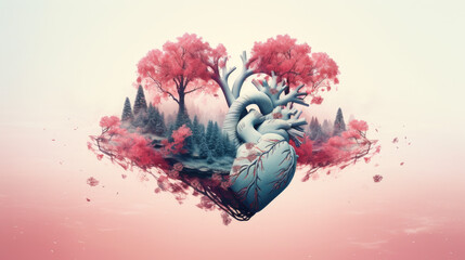 From the heart spring the tree of life
