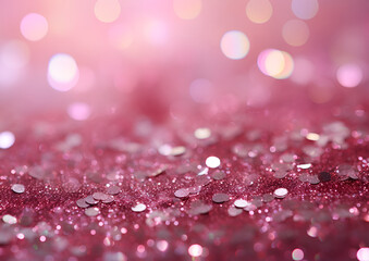 Glitter pink background 