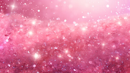 Glitter pink background 