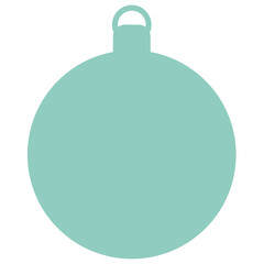 Blue Ball Merry Christmas Icon