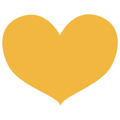 Yellow Heart Merry Christmas Icon