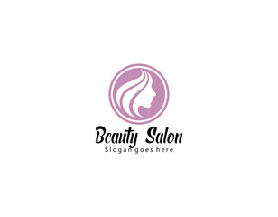 Vector abstract logo set for beauty salon, hair salon, cosmetics