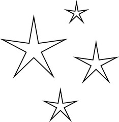Shine icon, Star icon vector