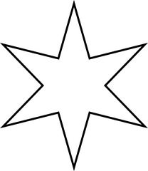Fototapeta premium Star icons. Sparkles, shining. Vector star symbol isolated on white background