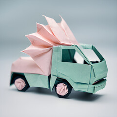 Truck Origami
