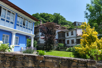 Fototapeta na wymiar San Juan de Beleño, Ponga, beautiful mountain village in the interior of Asturias