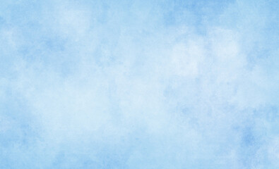 Abstract painted blue watercolor on paper texture background, Digital paint for template or any...