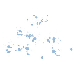 Watercolor splatter texture element.