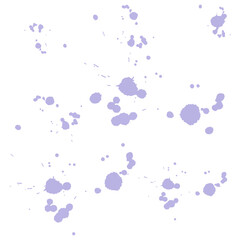 Watercolor splatter texture element.