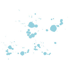 Watercolor splatter texture element.