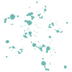 Watercolor splatter texture element.