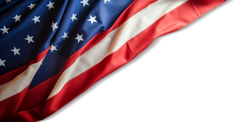 american flag waving in the wind