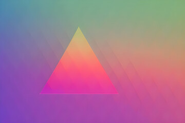 gradient triangle pattern. Generative AI