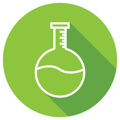 test tube icon vector
