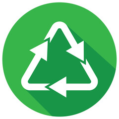 Obraz premium recycle icon vector