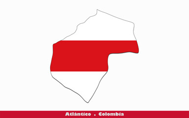 Atlántico Flag - Department of Columbia (EPS)