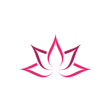 Ignite Lotus flower logo symbol