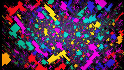 abstract background with squares