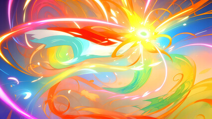 abstract rainbow background