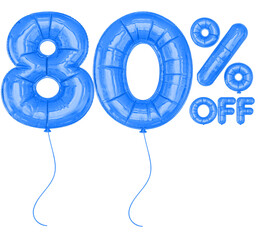 80 Percent Sale off Promotion Balloon