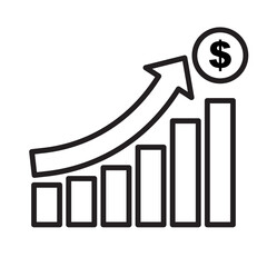 Finance line icon set. Money transfer, bank account, credit card payment cash back minimal illustration.