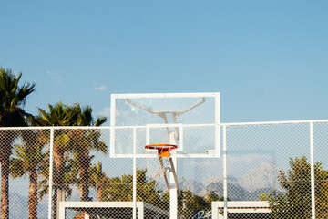 basketball near the beach