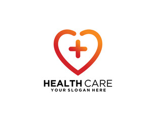 Obraz premium Health Care logo design template